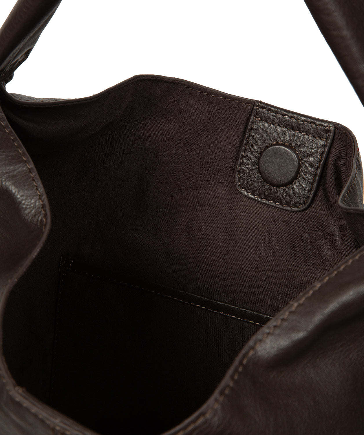 'Aspen' Cocoa Leather Tote Bag