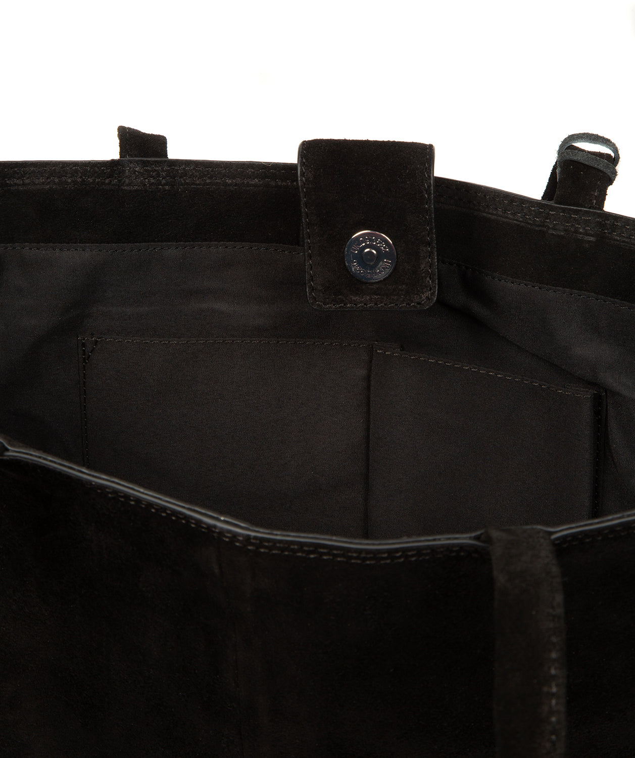 'Matilde' Black Suede Handbag