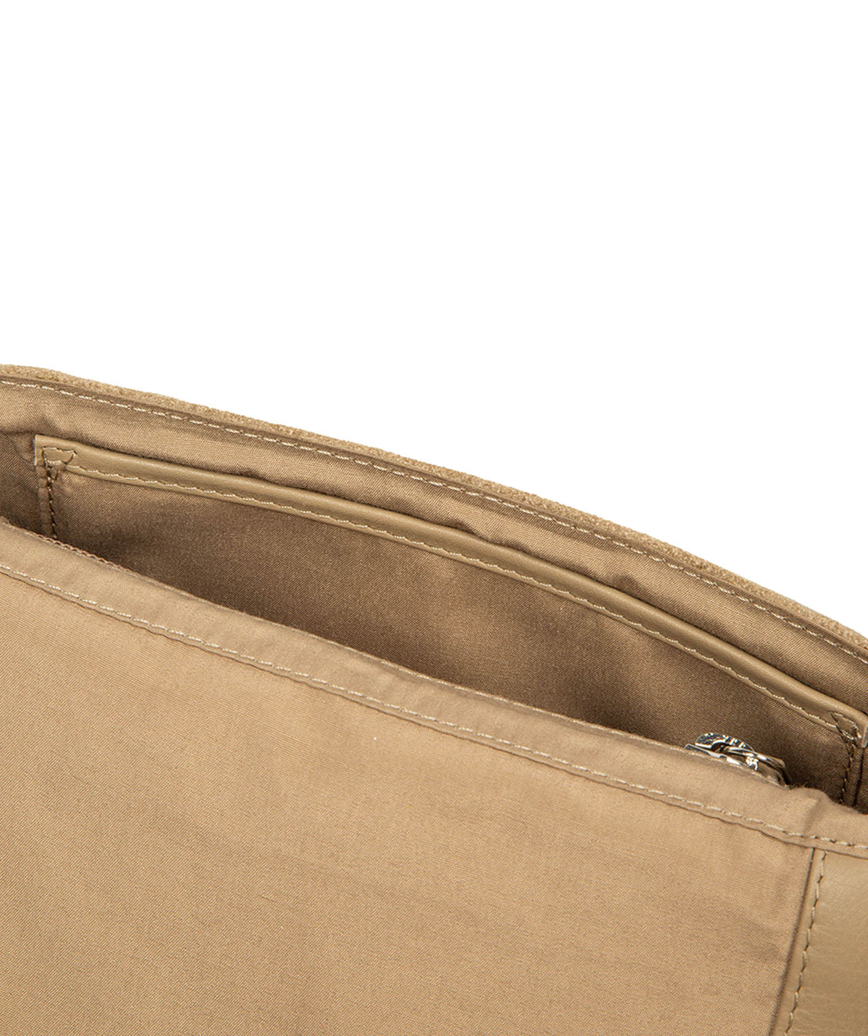 'Ashe' Beige Suede Mini Cross Body Bag