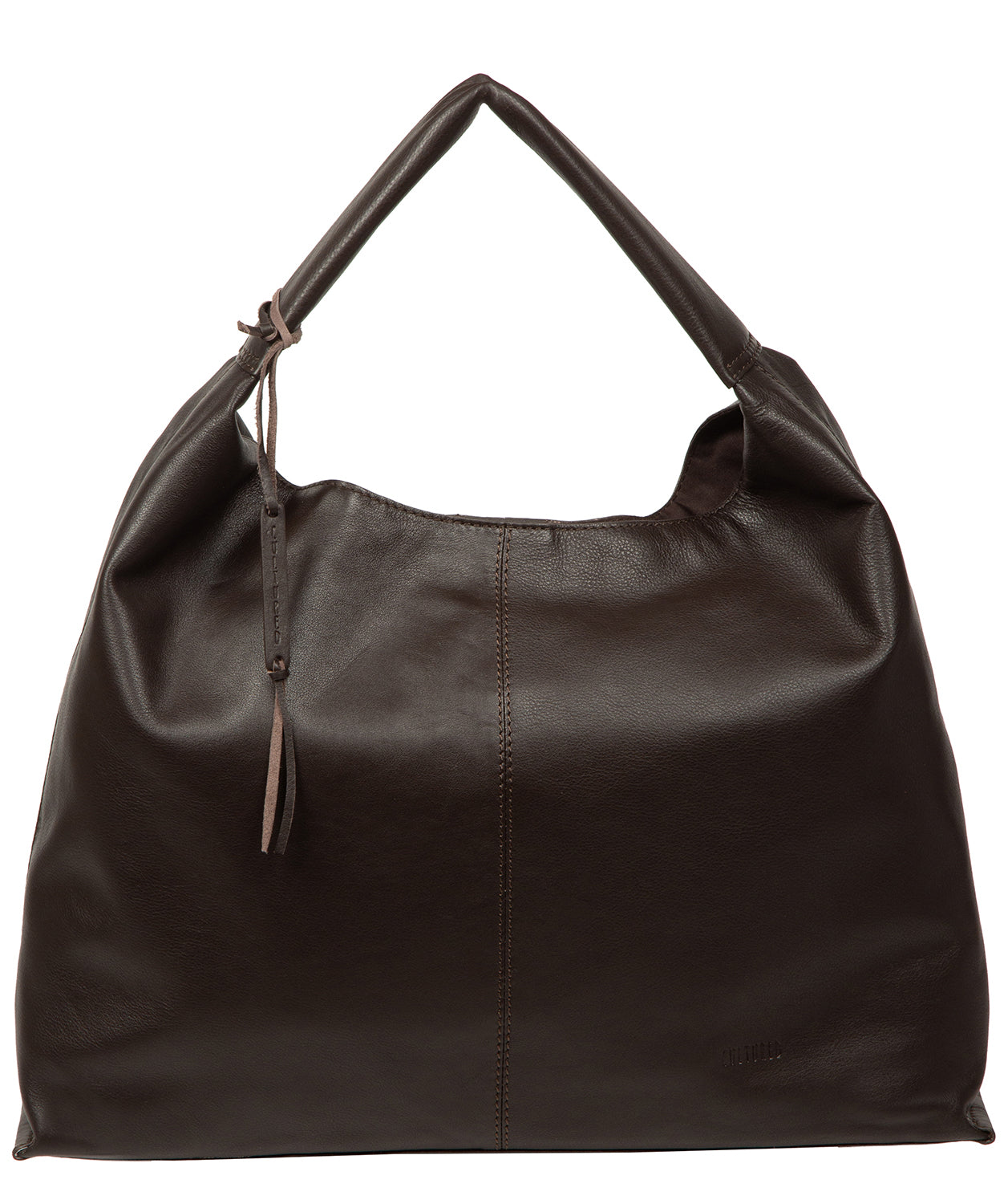 'Aspen' Cocoa Leather Tote Bag