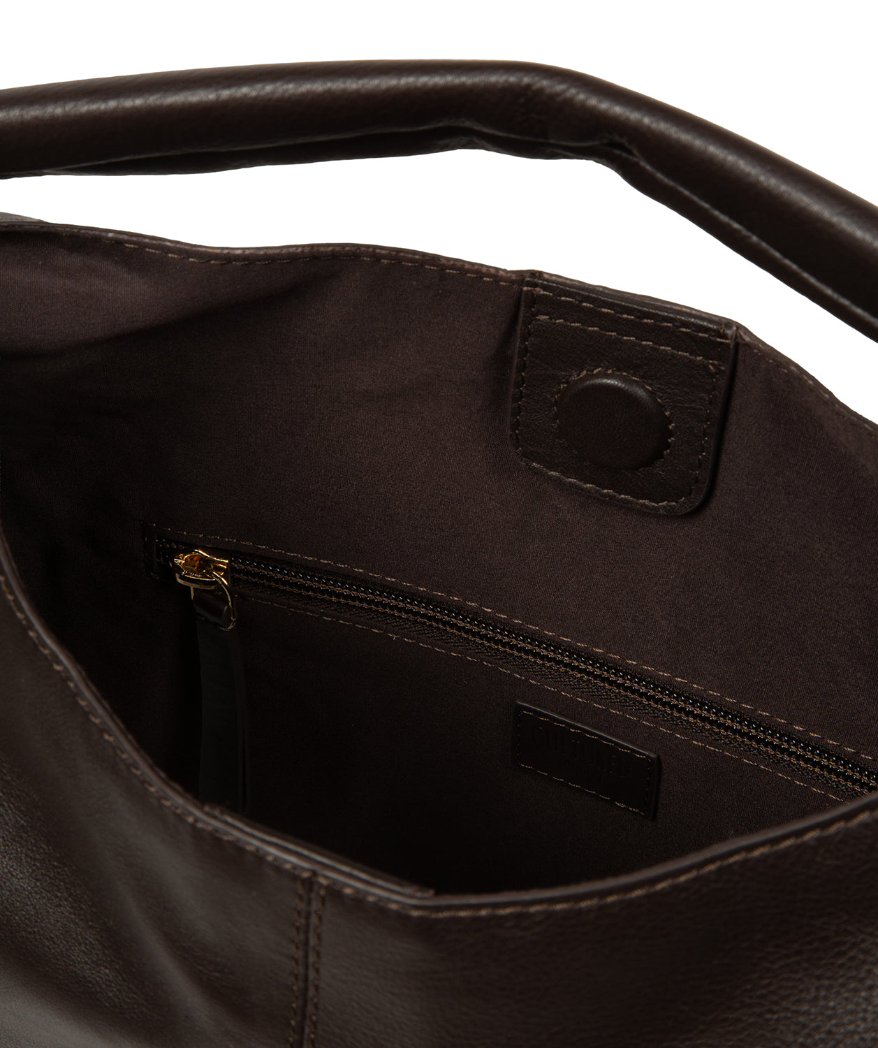 'Aspen' Cocoa Leather Tote Bag