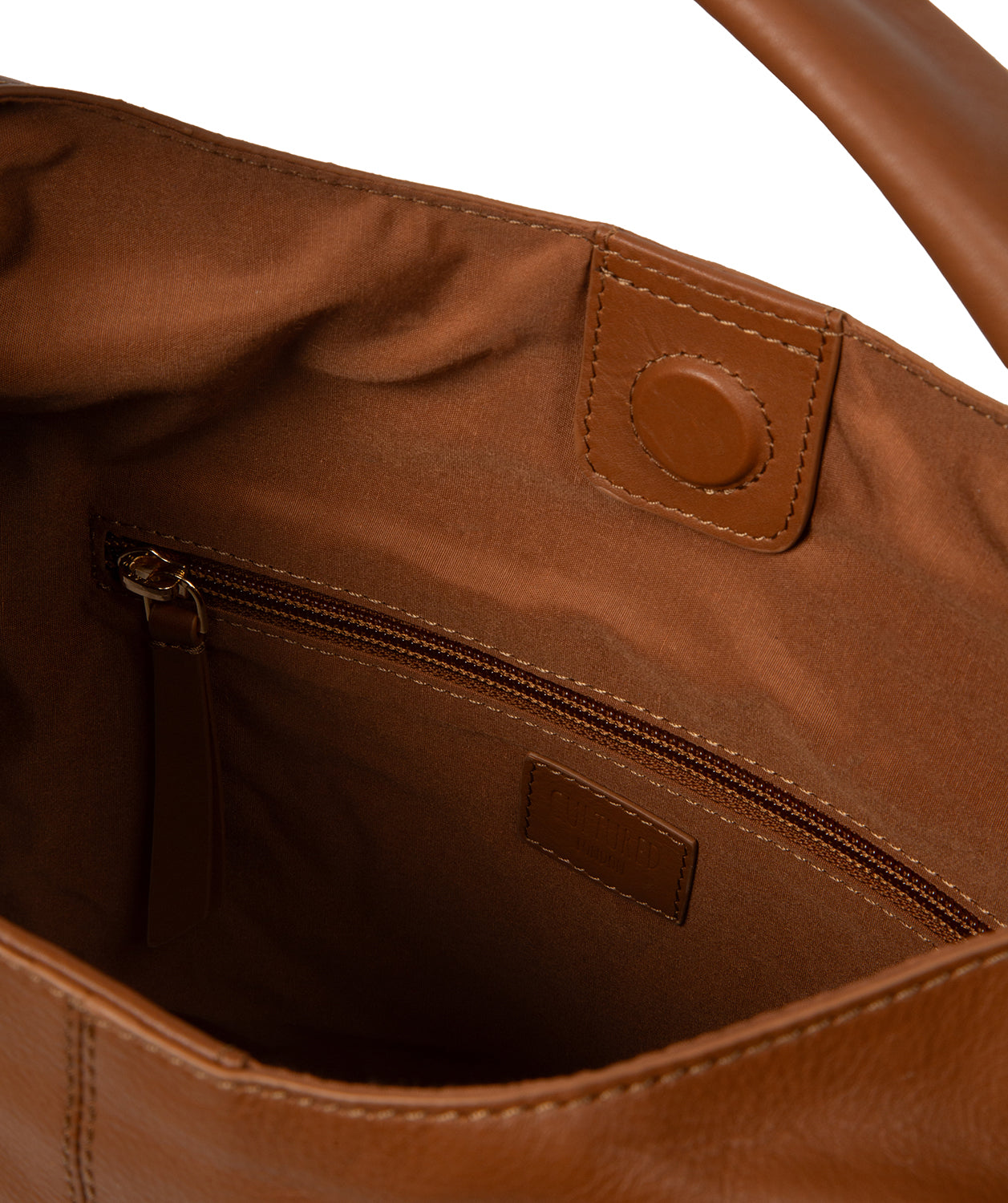 'Aspen' Tan Leather Tote Bag