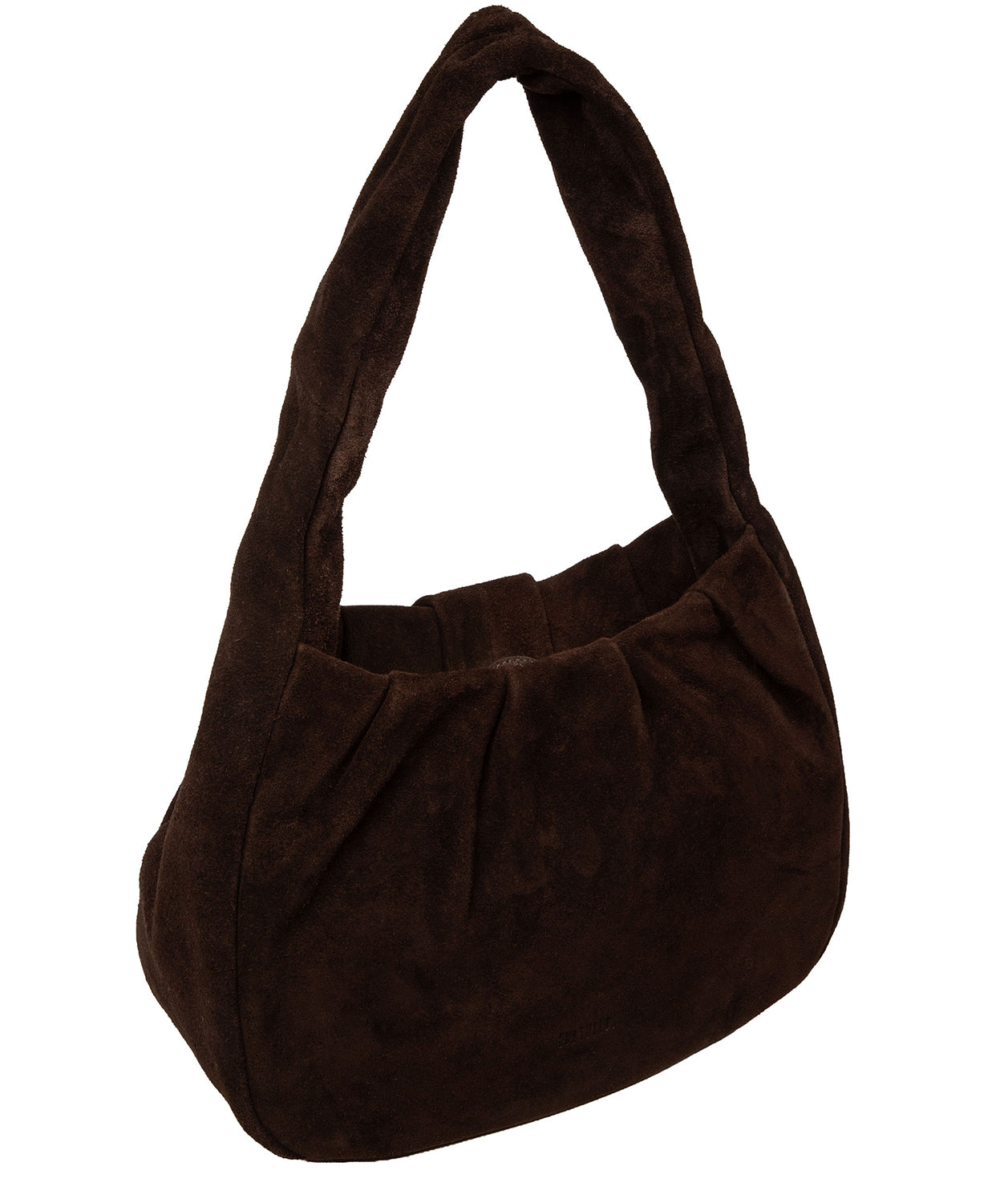 'Beatriz' Cocoa Suede Handbag