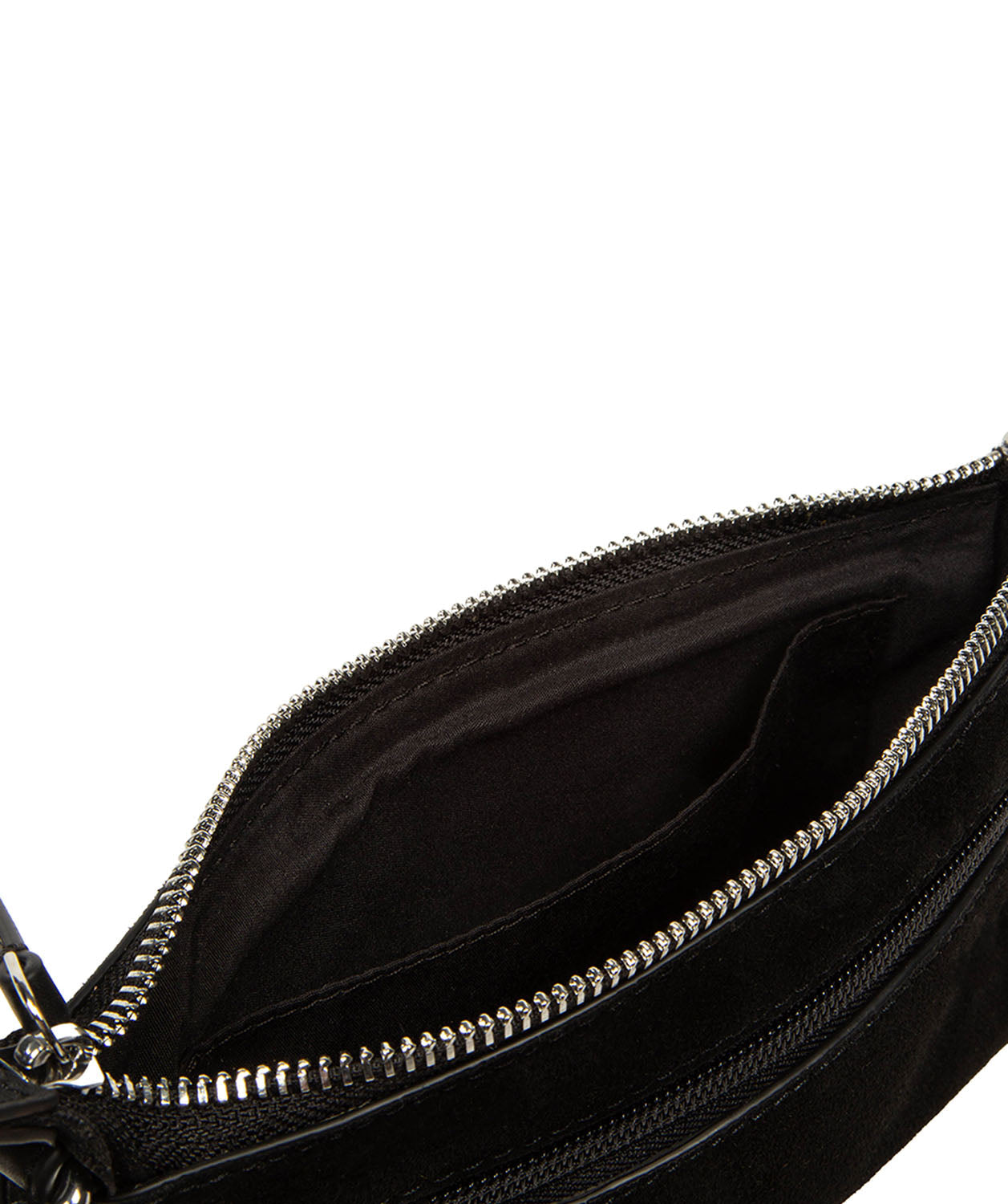 'Rosalia' Black Suede & Leather Evening & Clutch Bag