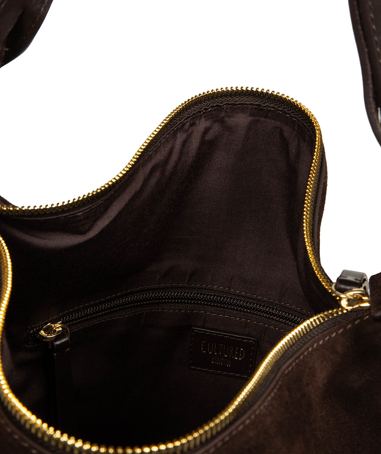 'Harmony' Cocoa Suede Leather Tote Bag