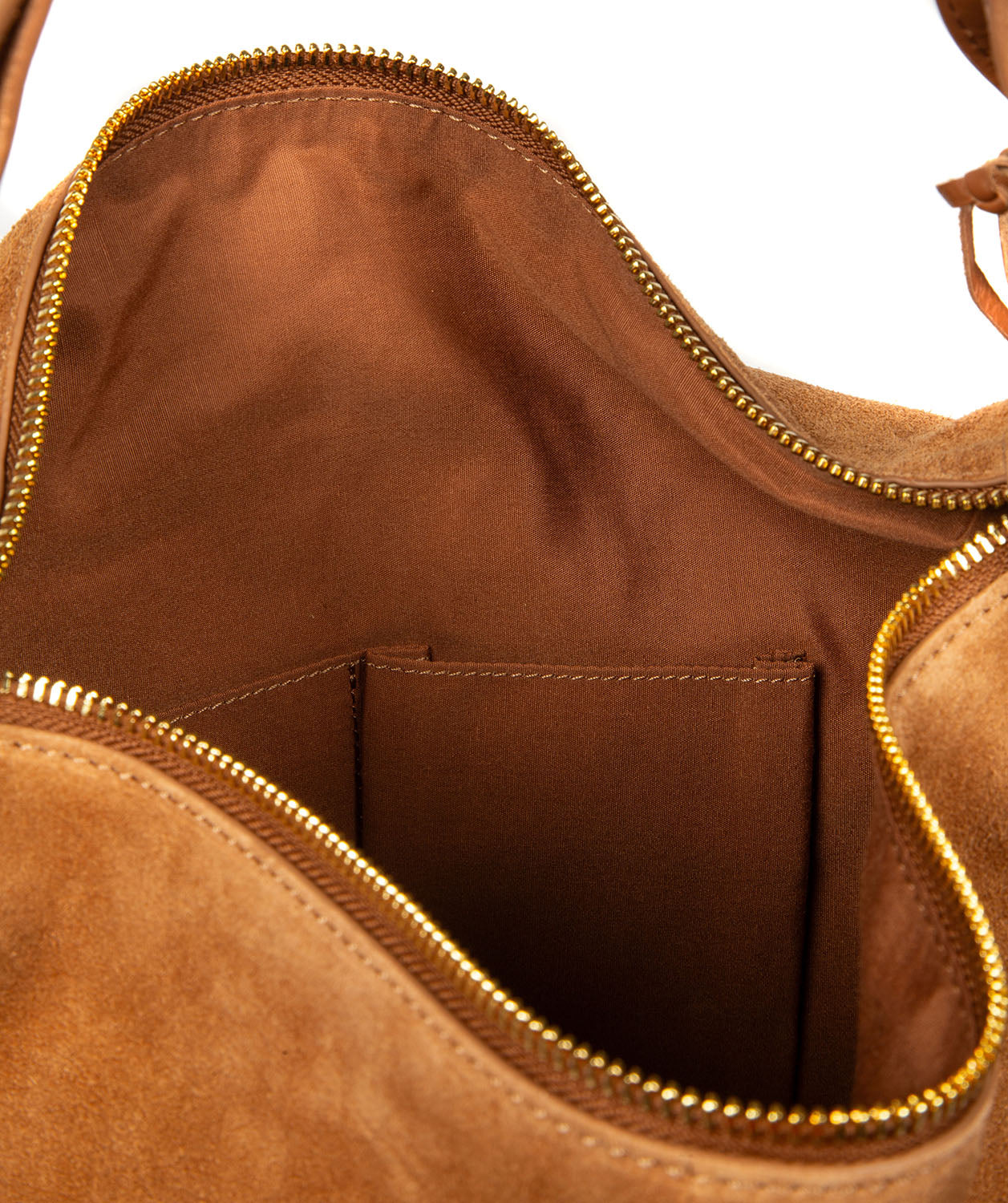 'Harmony' Tan Suede Leather Tote Bag