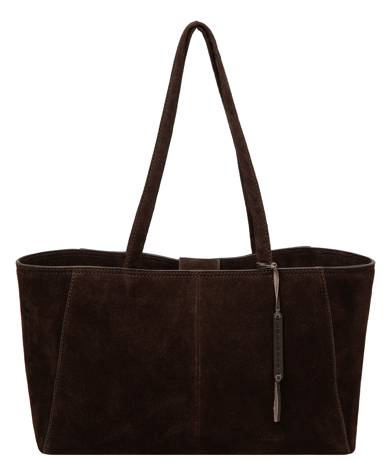 'Matilde' Cocoa Suede Handbag