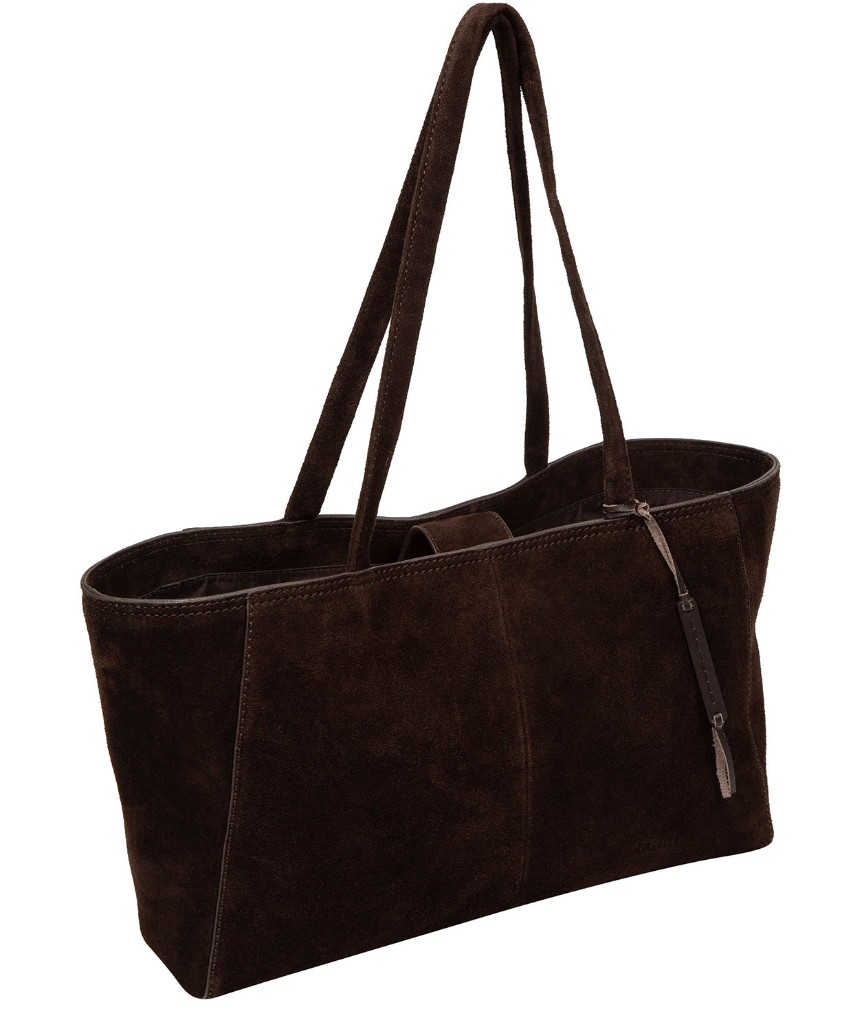 'Matilde' Cocoa Suede Handbag