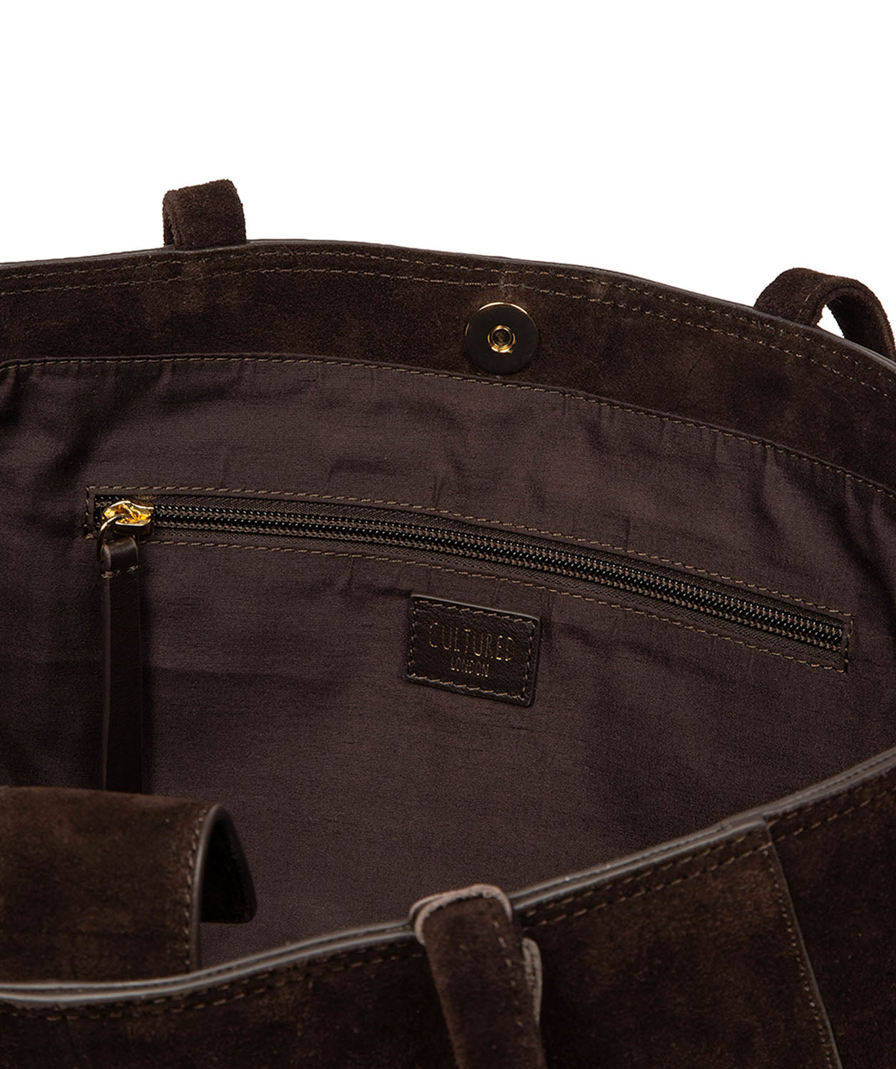 'Matilde' Cocoa Suede Handbag