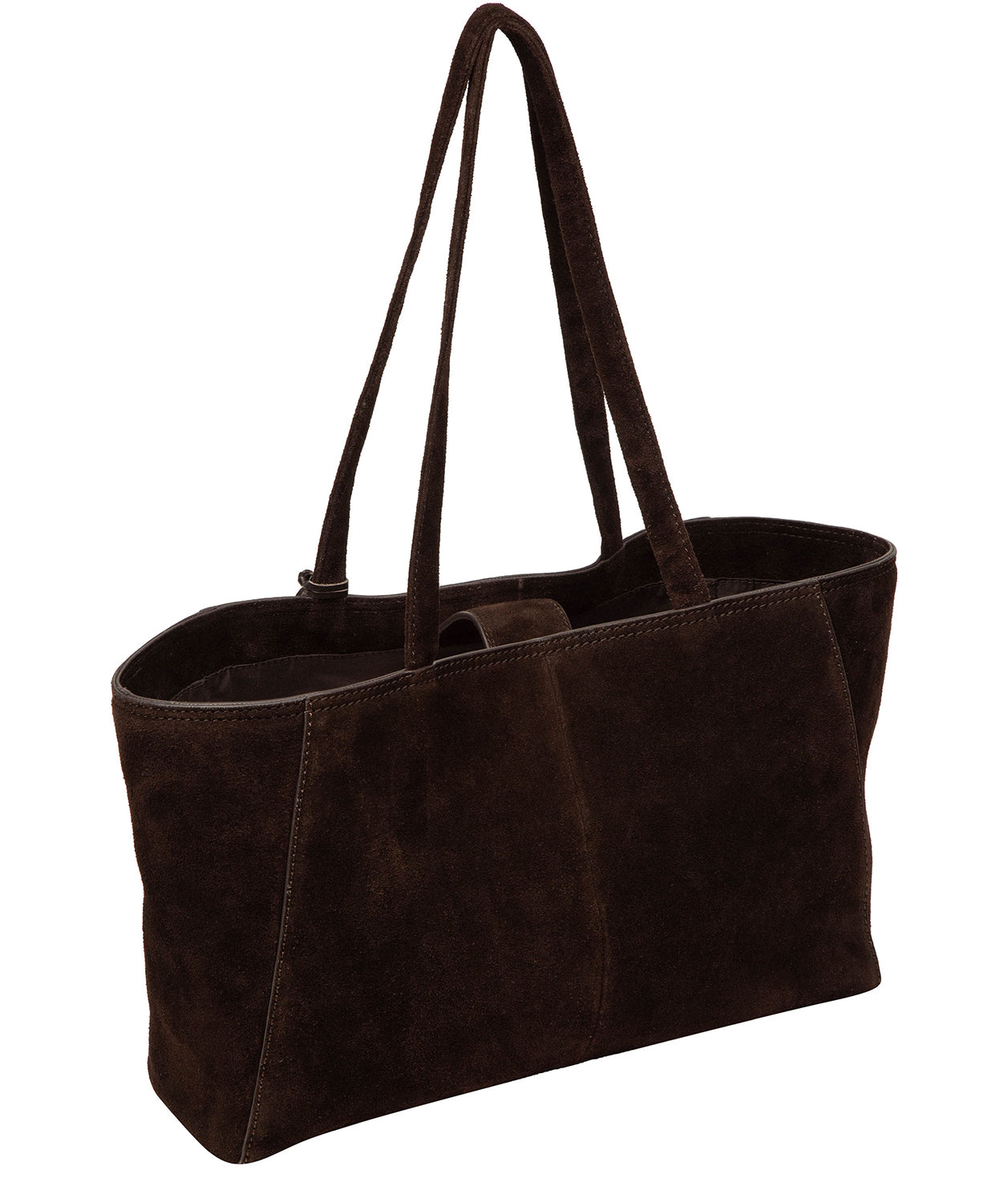 'Matilde' Cocoa Suede Handbag