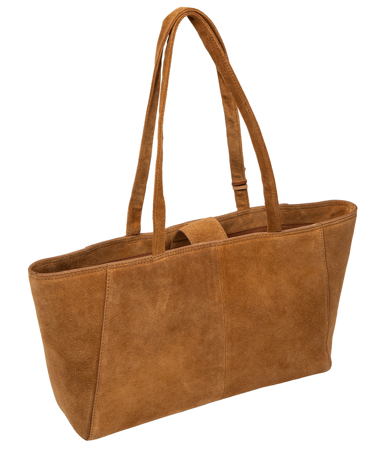 'Matilde' Tan Suede Handbag