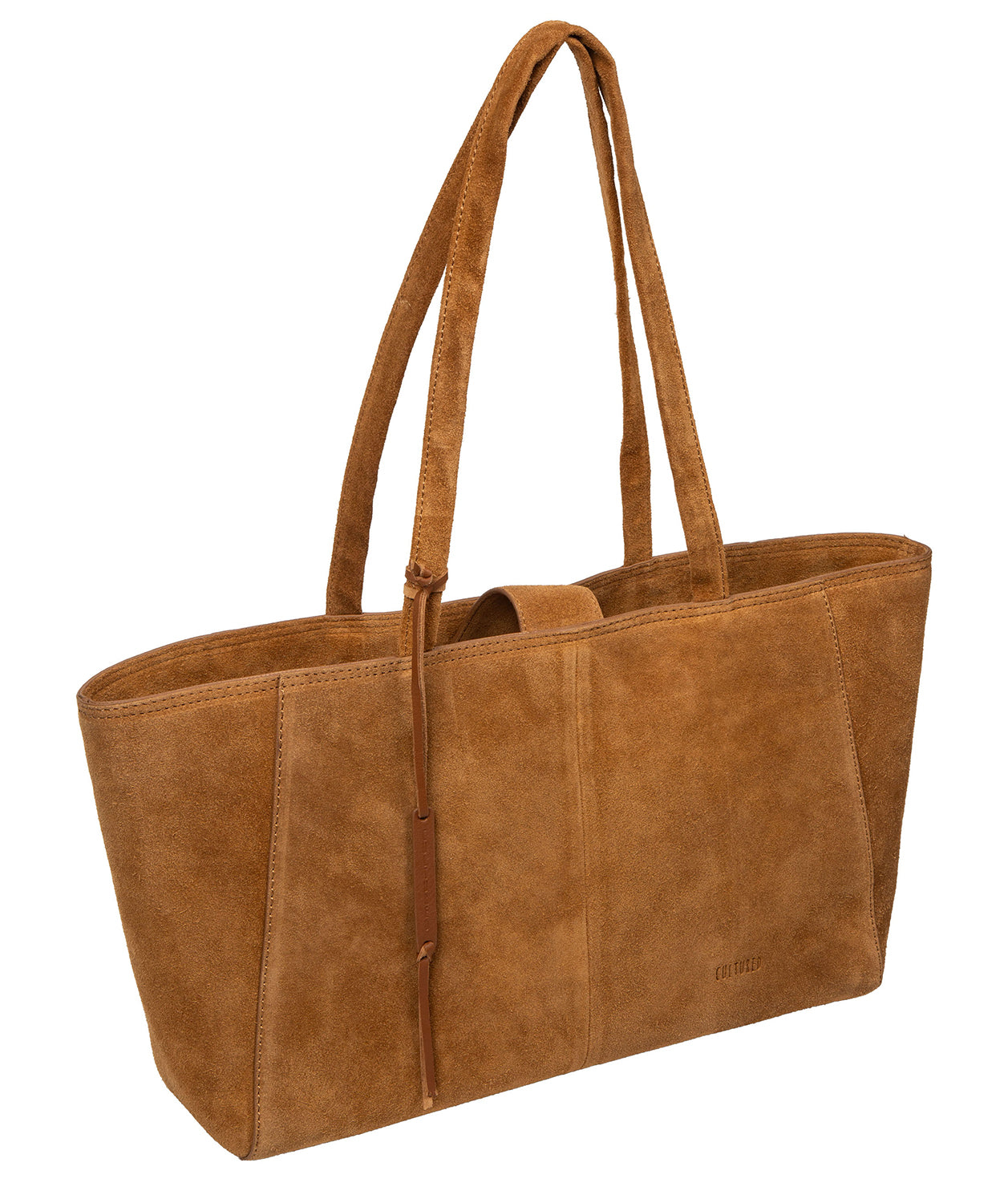 'Matilde' Tan Suede Handbag