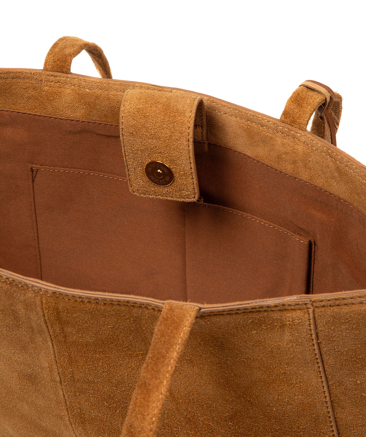 'Matilde' Tan Suede Handbag