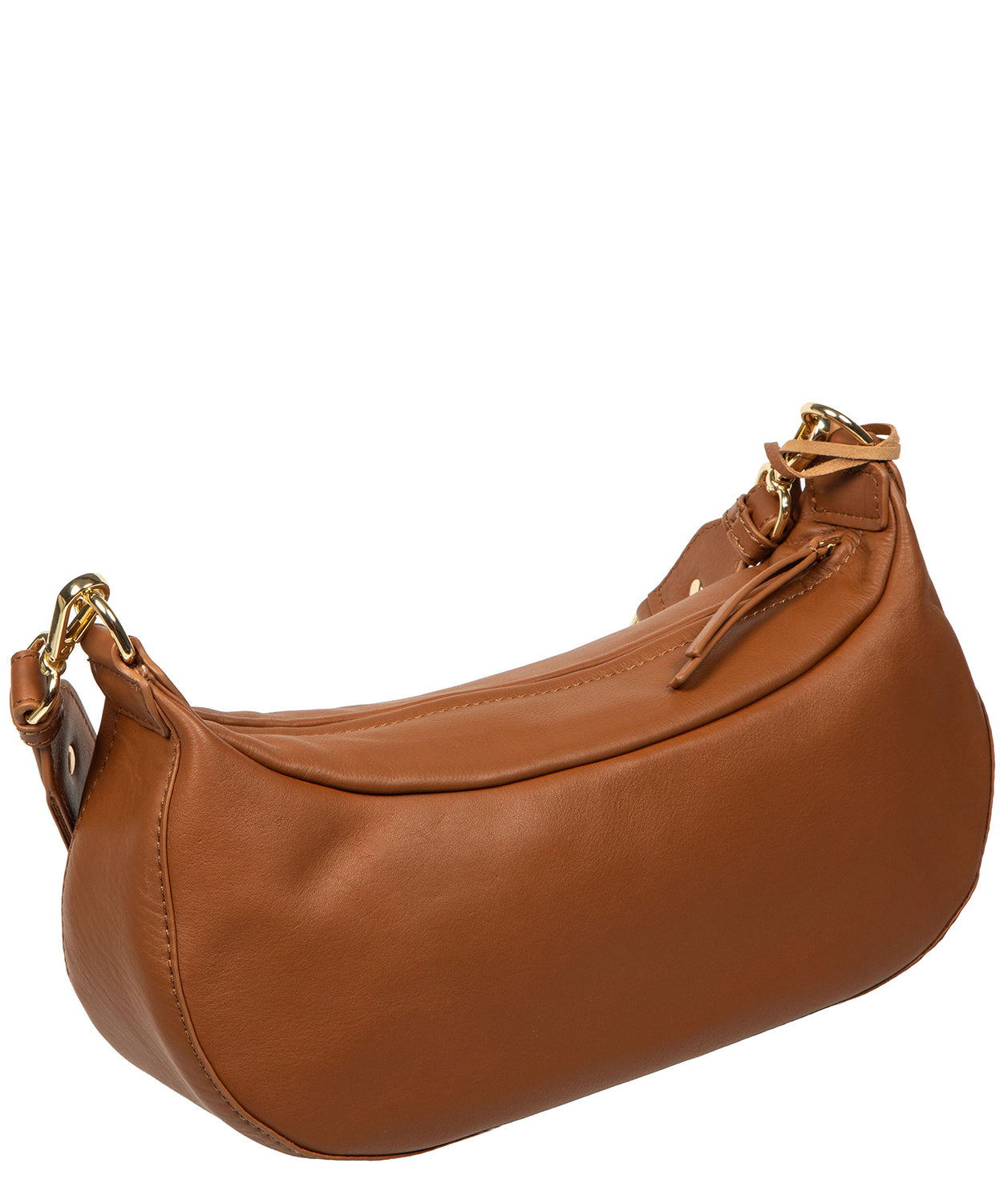 'Nuala' Tan Leather Cross Body Bag
