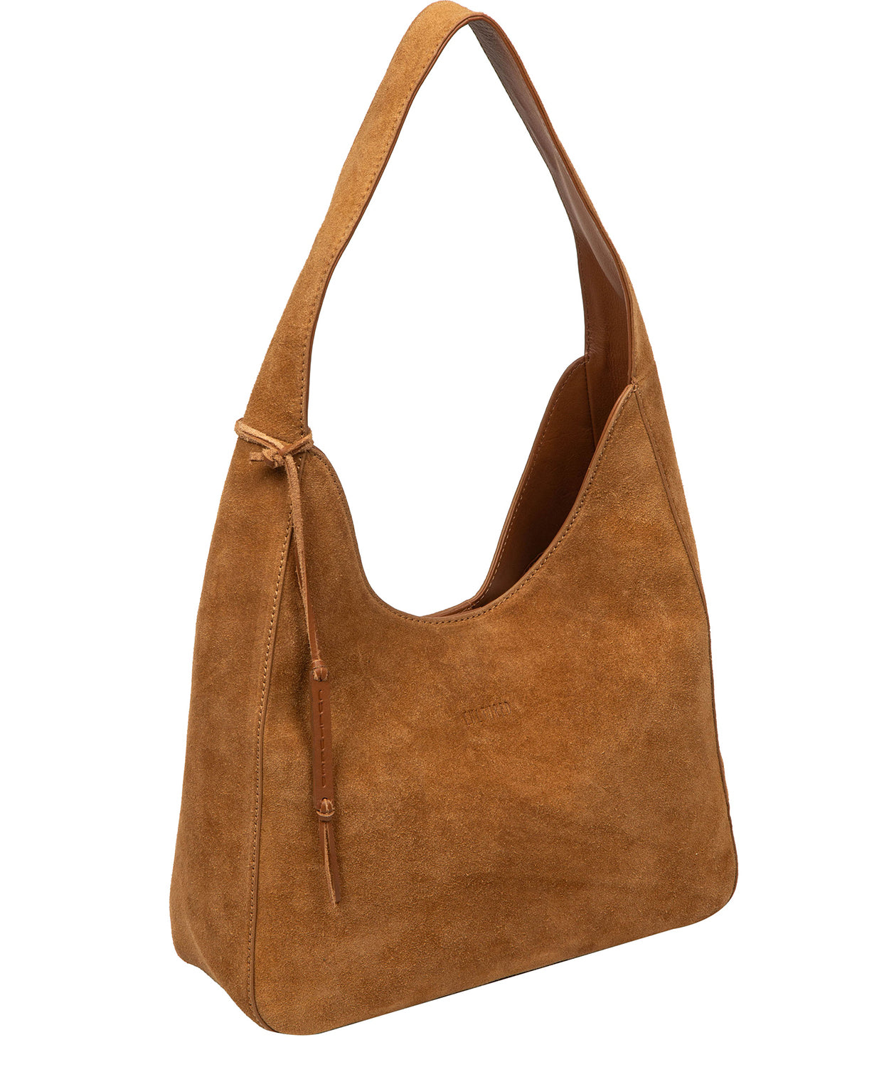 'Eloise' Tan Suede & Leather Handbag