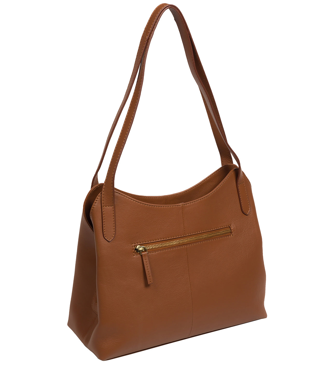interior compartment and zip pocket detail