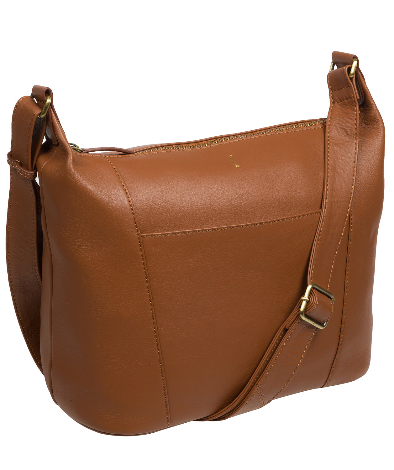 Close-up of Nappa leather texture and stitching detail