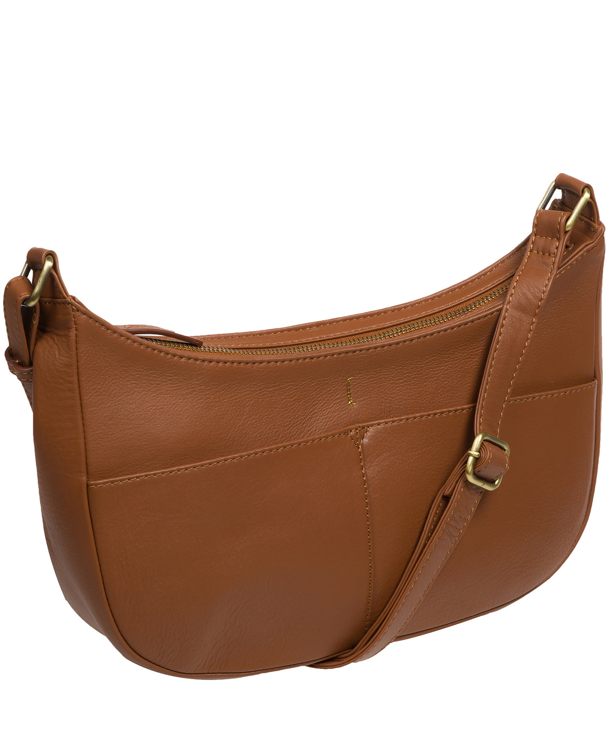 Close-up of Nappa leather texture and finish