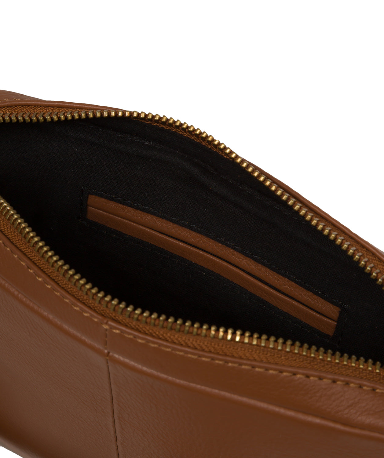 Light gold hardware and embossed Cultured London logo