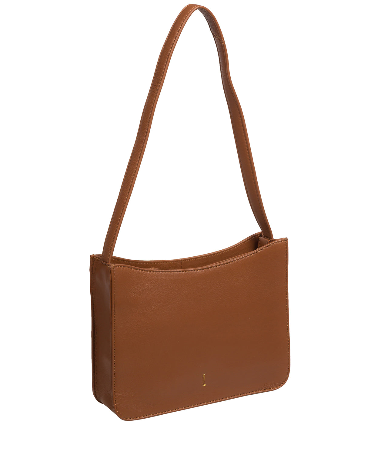 Ava leather shoulder bag back view