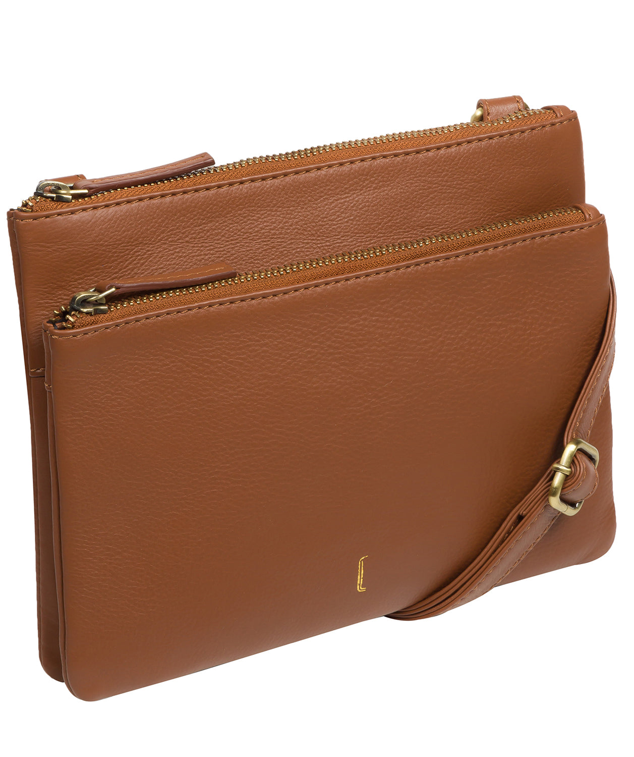 Close-up of Nappa leather texture and grain