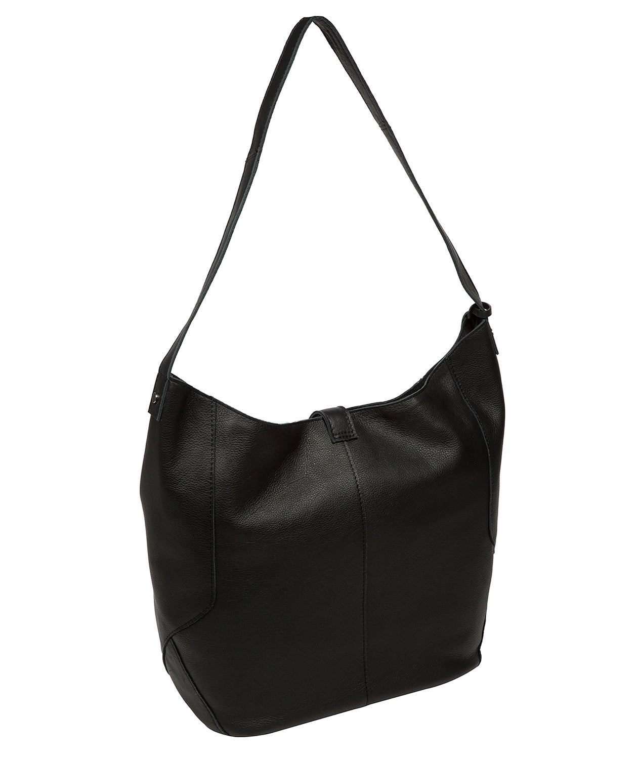 open-top design showing interior zipped section and compartments
