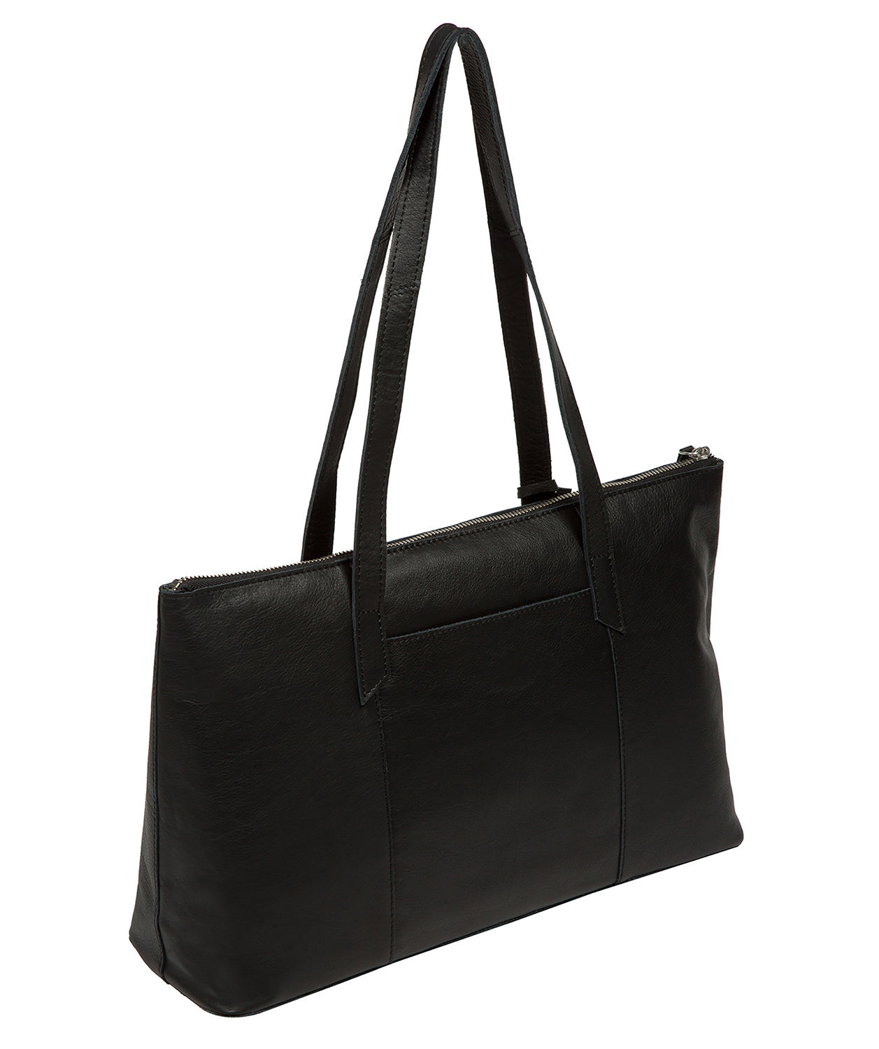 interior fully lined compartment with zipped pocket