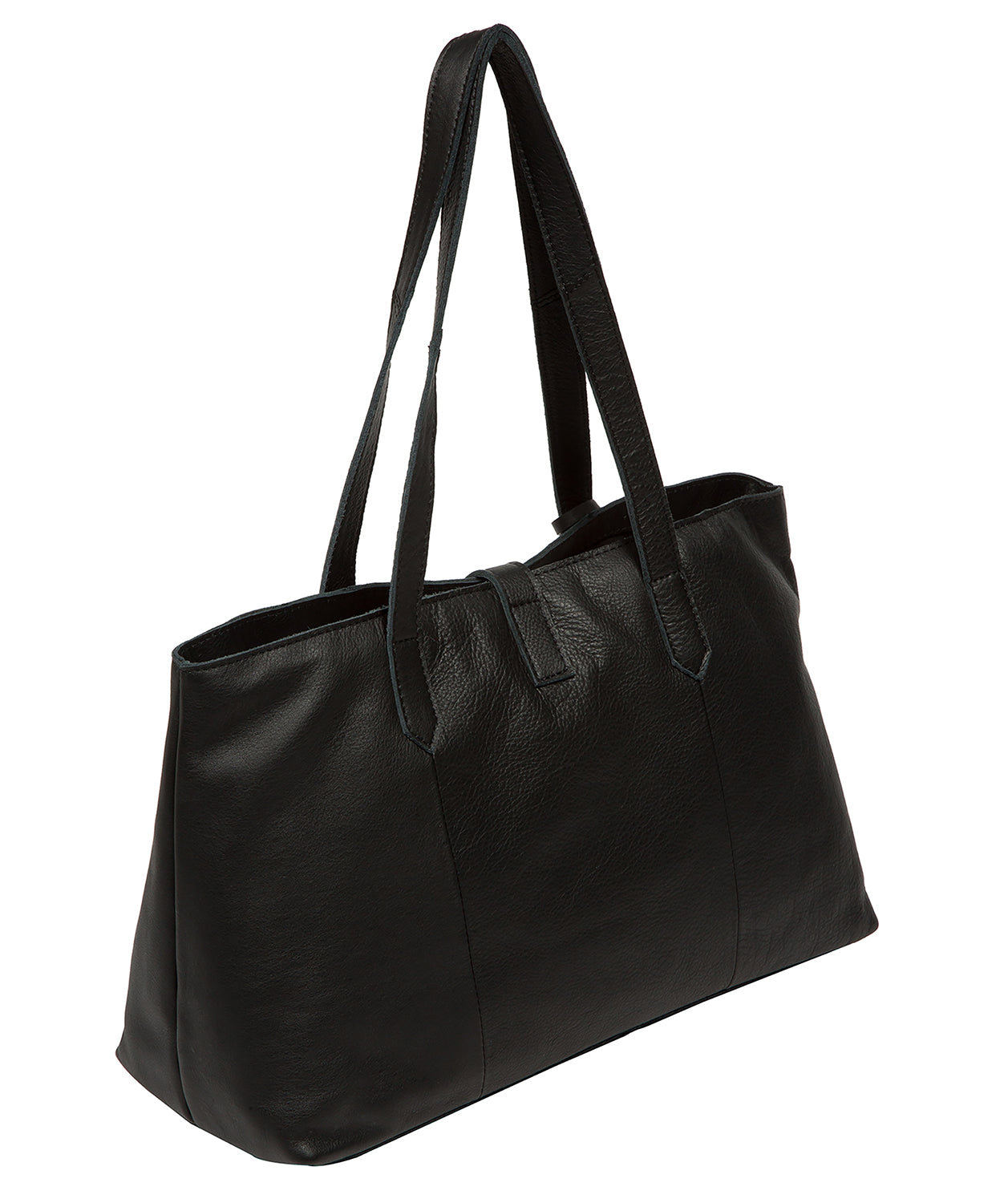 interior zipped pocket and slip pocket detail