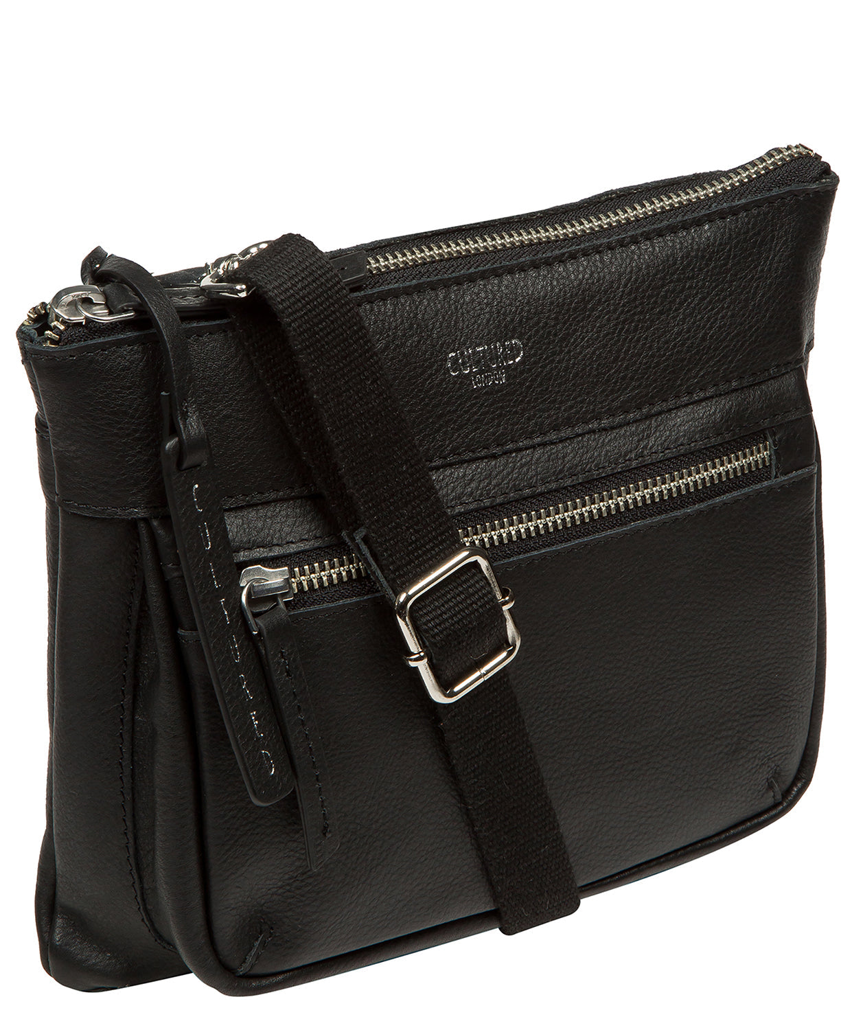 Kaia bag worn across body showing strap drop and fit