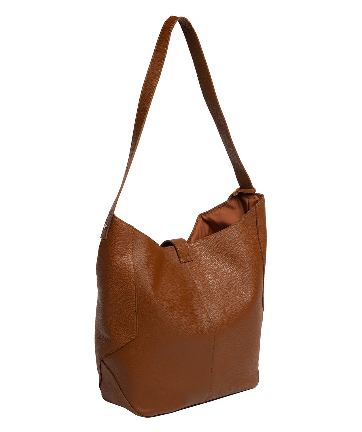 Leilani bag open top magnetic press stud closure
