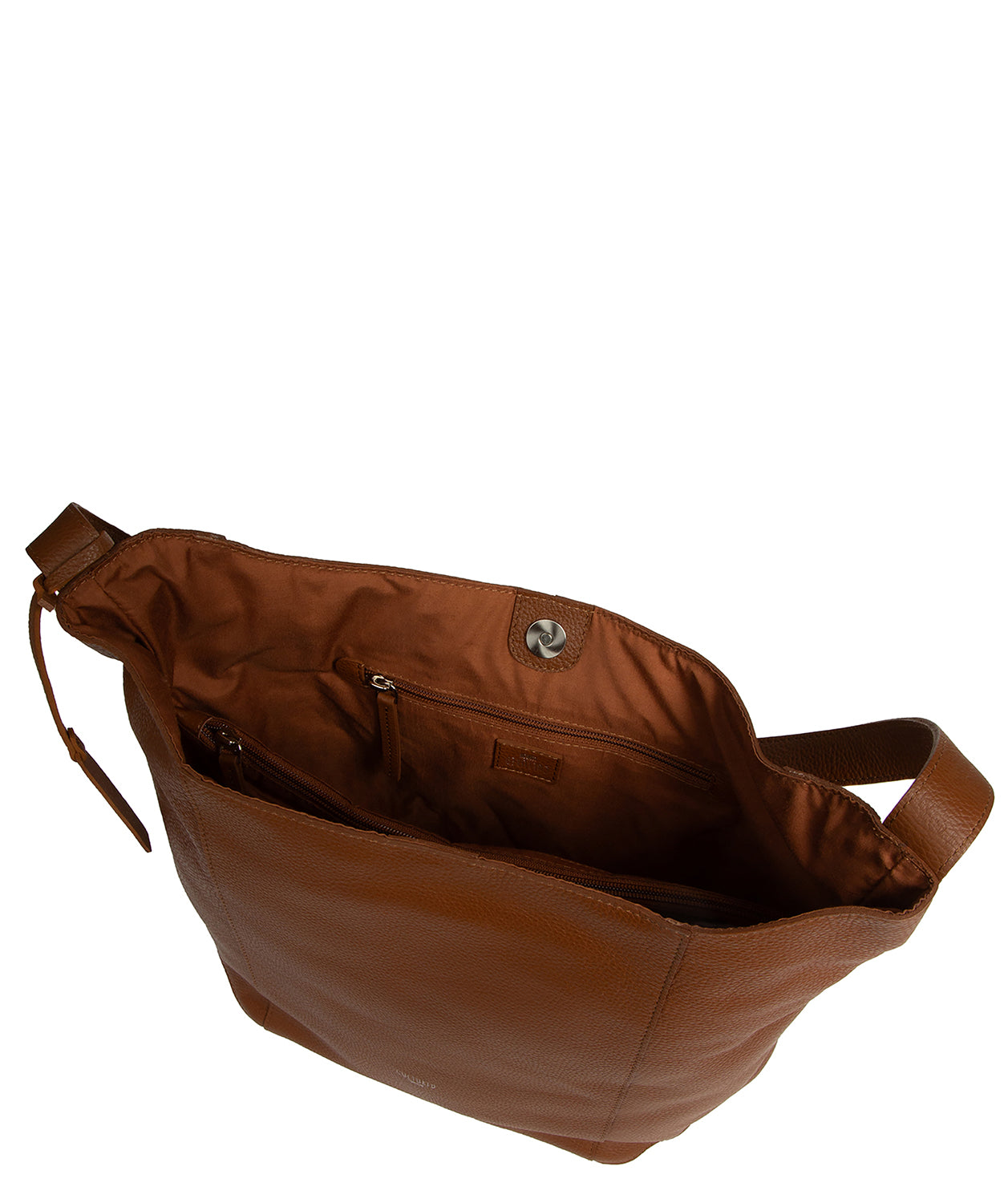 Leather shoulder strap with comfortable 35cm drop