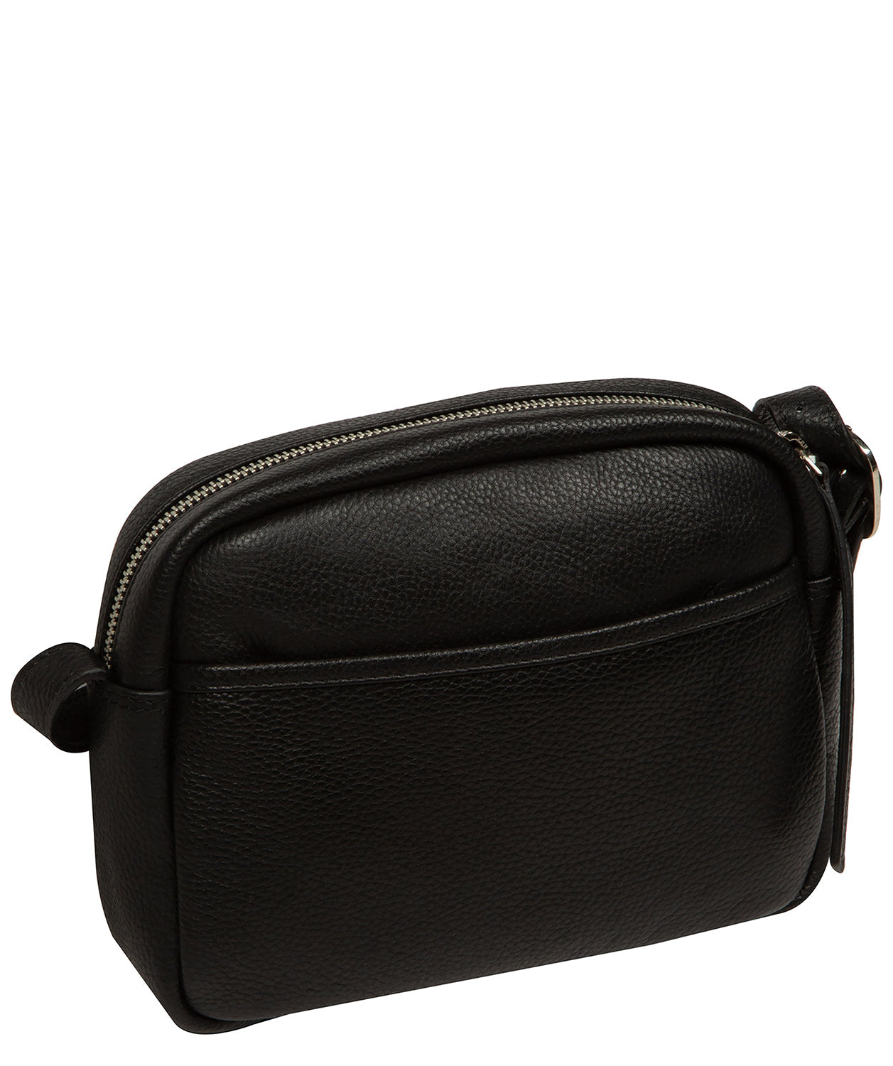 interior zip pocket and slip pocket organisation detail