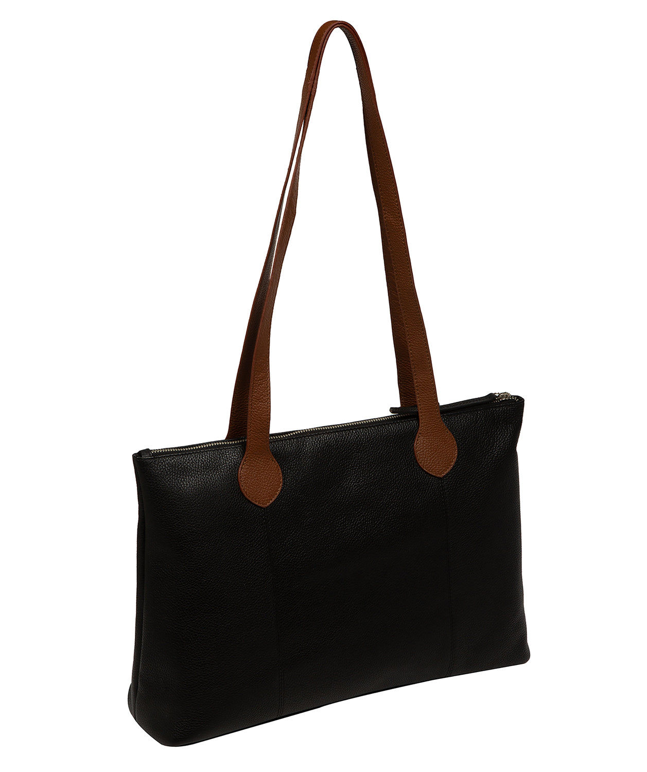 External fold-over slip pocket with press stud fastener