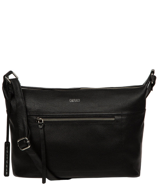 Ondine bag side profile with silver metal fittings